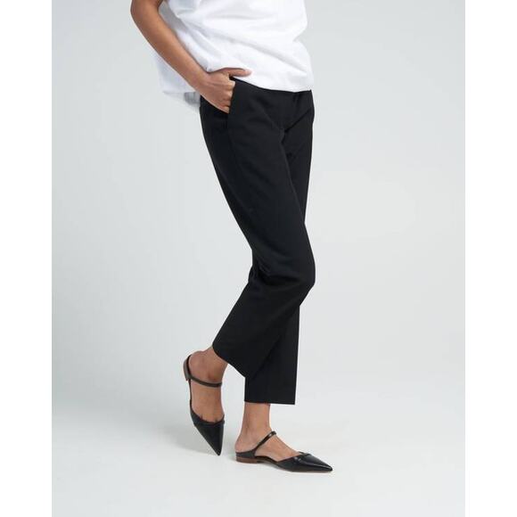 Dries Van Noten Poumas Slim Pants in Black on Black 44 L - Picture 2 of 4